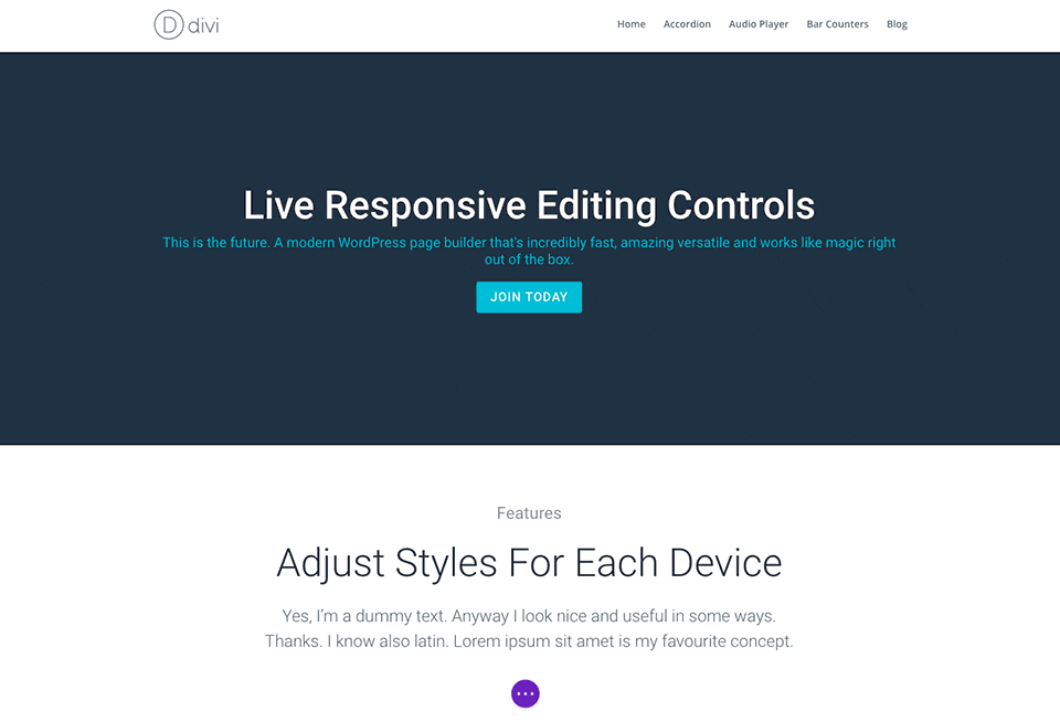 Das neue Divi Theme im Test Divi Theme Responsive Funktionen